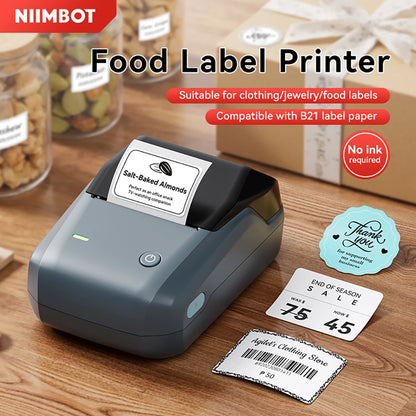 Wireless Thermal Label Maker Printer – 20–50 mm Width